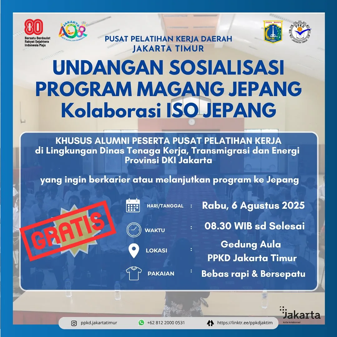 UNDANGAN SOSIALISASI PROGRAM MAGANG JEPANG – PPKD KABUPATEN MANDAILING NATAL